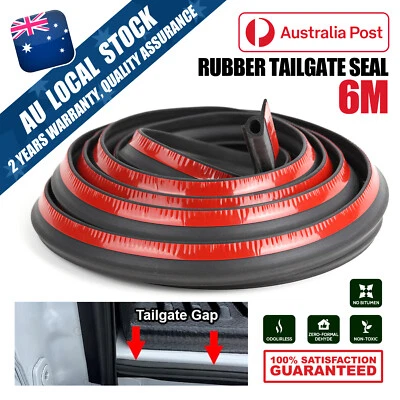 TAILGATE SEAL KIT FOR DODGE RAM RUBBER UTE DUST ADHESIVE REDUCE VIBRATION NOISE - image 1 of 4
