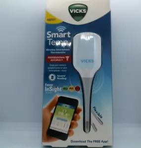 VICKS - SMART TEMP - BLUETOOTH WIRELESS SMARTPHONE THERMOMETER - Picture 1 of 1