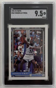 1992-93 Topps #362 Shaquille O'Neal RC - Graded SGC 9.5 - Picture 1 of 2