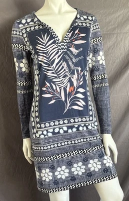 Diane Von Furstenberg DVF Reina 100% Silk Floral Jersey Dress Sz 8 Excellent - Image 1 of 4