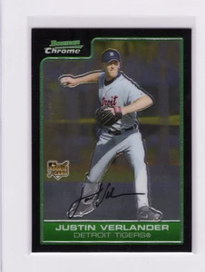 2006 Justin Verlander Bowman Chrome Rookie Card #217 RC - Picture 1 of 2