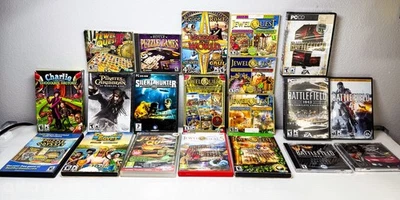 Lot of 19  CD Rom Windows PC Games Puzzles, Battlefield, Jewel Quest, Pirates 💥 - Image 1 of 4