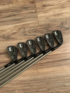 Pxg 0311 blacked out iron set 5-pw kbs tour c taper lite s shafts new grips - Picture 1 of 6