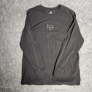 Billabong Wave Washed Core Fit Shirt Men XL Black Long Sleeve Beach Summer Surf - Picture 1 of 7