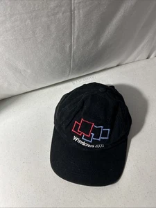 VTG Windows 2000 Adjustable Strap Black Hat - Picture 1 of 5