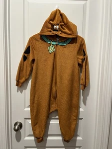 Scooby-Doo Kids Hooded Fleece Costume One Piece Pjammy Size XS 4/5 Missing Tail - Picture 1 of 9