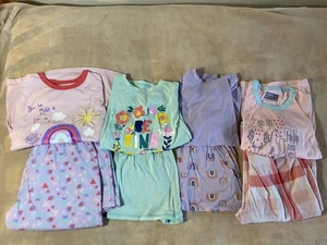 Paket 4 Eddie Bauer Pyjama Pastell Sets Mädchen Größe 14/16 Pyjamahose & Shirt 8 Teile - Bild 1 von 11