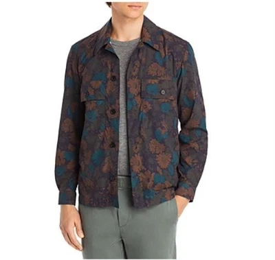 Paul Smith Floral Print Slim Fit Shirt Jacket Size M NEW $550 - Image 1 of 4