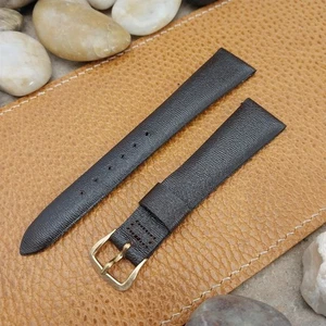 3/4" 19mm Kreisler braun Pin Seal Leder unbenutzt nos 60er Vintage Uhrenarmband - Bild 1 von 5