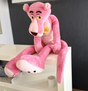 Hermann Design Kuscheltier Plüschtier Original Pink Panther (circa 70cm) 1984 - Bild 1 von 9