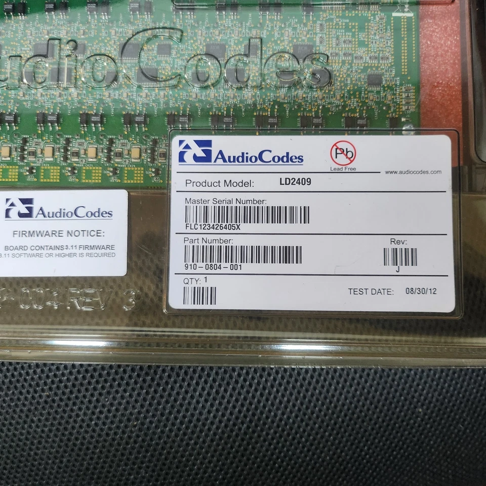 AudioCodes LD2409 910-0804-001 PCI Module - NEW! - Image 1 of 2