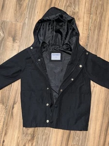 Black Rain Coat Boys Extra Small - Picture 1 of 5