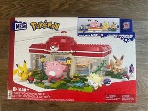 New Sealed Mega Construx Forest Pokemon Center 648 Piece Block Building Play Set - Picture 1 of 2