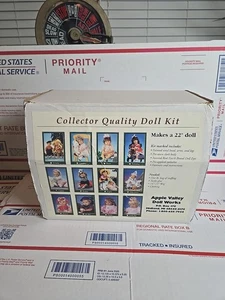 Vintage Apple Valley Doll Kit 22" Guppy NIB PAT SECRIST Doll Head Realistic Eyes - Picture 1 of 24
