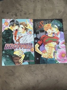 RARE Yaoi / BL Manga Lot - Yuzuha Ougi - Rising Storm - Brother - OOP - Bild 1 von 1