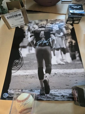 Foto autógrafa de Brett Favre 16x20, Favre Holo, Green Bay Packers Foto 1 de 4