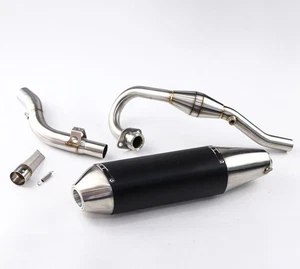 FULL SYSTEM EXHAUST MUFFLER PIPE + SPARK ARREST HONDA CRF300L RALLY 2020-25 - Picture 1 of 7