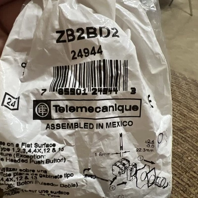 Operador interruptor palanca Telemacanique ZB2BD. Lote de 2  Foto 1 de 4