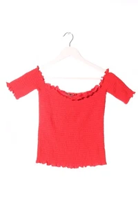 GUESS Blusa tipo Carmen Mujeres Blusa Talla EU 36 rojo look casual - Imagen 1 de 5