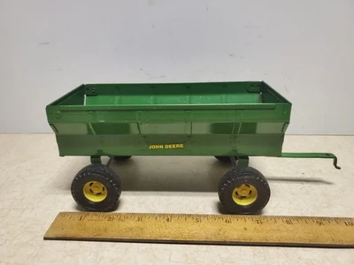 Toy John Deere Ertl Barge Plastic Wagon Trailer # 1 - Image 1 of 4