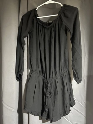 Macacão preto Brandy Melville tamanho único - Imagem 1 de 3