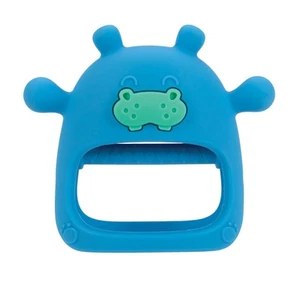 Nuby Silicone Teething Mitten Hippo Teether for Babies 3-6 Months Safe Soft D... - Picture 1 of 9
