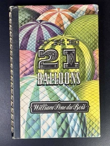 The 21 Balloons (1967 HC DJ) William Pene du Bois 10th printing - Picture 1 of 5