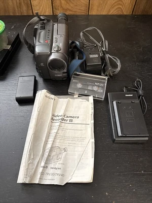 Vintage Sony Handycam Video 8 CCD-TRV30 Camcorder Tested! READ - Image 1 of 4