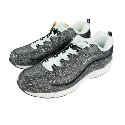 Easy Spirit SEROMY25 Black Sneaker Womens 10M Leather Walk Run New No Box - Image 1 of 4