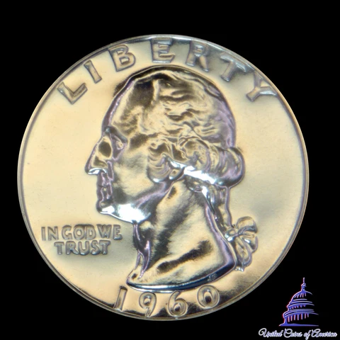 1960 Washington 25 Cents NGC PF-68 Cover
