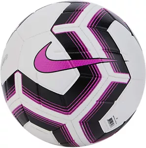 RARA pelota de fútbol Nike Strike Team blanca/negra/fucsia talla 5 SC3535-100 - Imagen 1 de 3