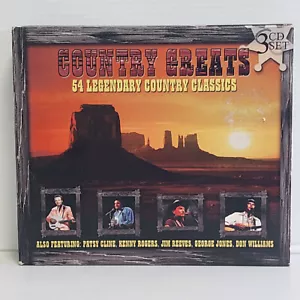 Country Greats Volume's 1- 3 54 Legendary Country Classics Box Set CD Free Post - Picture 1 of 3