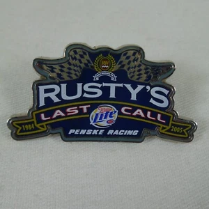 Rusty's Last Call Wallace #2 Miller Light Team Penske Collector Pin - Picture 1 of 6