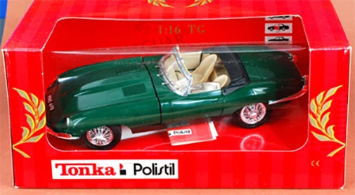 JAGUAR E SPIDER TONKA POLISTIL 1:18 fondo di magazzino NUOVO SIGILLATO !! - Immagine 1 di 1