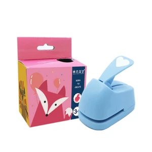 Love Heart Hole Punch Cutter DIY Children Kids Handmade Paper Scrapbooking Tool - Picture 1 of 4