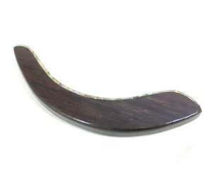 Hand made Soprano Ukulele Rosewood Armrest with abalone inlay 1 piece - Picture 1 of 2