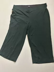 LOFT Plus Women’s Capri Pants Pull On High Rise Elastic Waist Wide Legs Size 18 - Picture 1 of 7