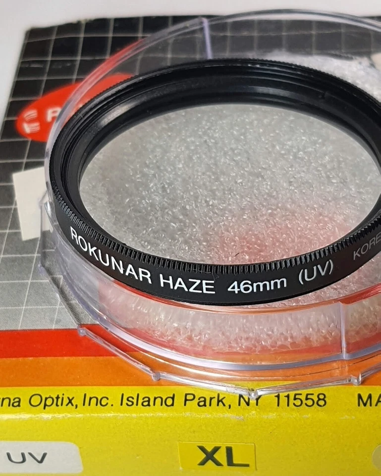46mm Genuine OEM UV Coated Glass Lens Protector Filter Safety Rokunar E-46 E46 - Image 1 of 4