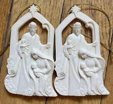 Barbara McDonald Holy family Christmas ornament Nativity Jesus Mary Joseph Lot