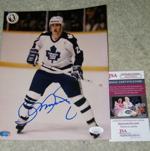 JSA BORJE SALMING SIGNED AUTOGRAPHED 8X10 PHOTO PICTURE TORONTO MAPLE LEAFS HOF