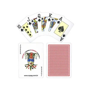 COPAG TEXAS HOLD'EM JUMBO INDEX GOLD SPIELKARTEN POKER KARTEN ROT SCHWARTZ NEU