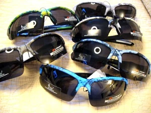 Polarized Sunglasses New Camouflage 1/2 Rim Frame Sunglasses USA Company PZ-3201 - Picture 1 of 24