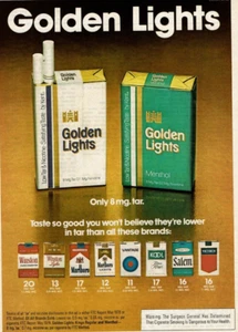 1979 Vintage Print Ad Golden Lights Taste so good lower than these brands - Picture 1 of 2