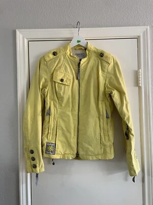 Chaqueta de motocicleta Harley Davidson edición limitada amarilla calavera ráfaga talla S Foto 1 de 4