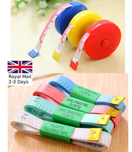 1.5M Retractable Measuring Tape *CMs ONLY* Clothes Body DressMaker Measurer - Picture 1 of 17