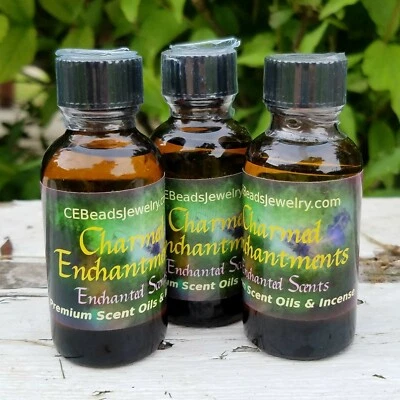 Scent Oils Cosmetic Grade A++ Enchanted Scents Diffuser Warmer Lava Bead Jewelry - Image 1 of 4