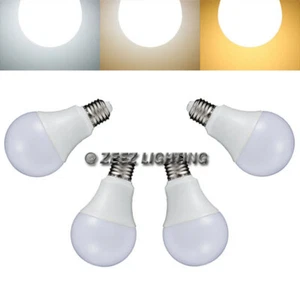 4X LED Light Bulbs 5W Natural Bright White A19 Equivalent 40W Incandescent Lamp - Picture 1 of 12