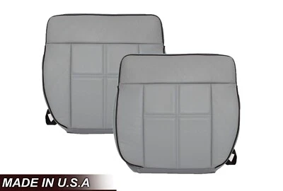 For 2006 2007 2008 Lincoln Mark LT Lower Bottom LEATHER Seat Cover in Light Gray - Image 1 of 4