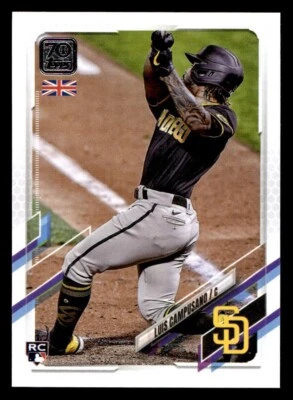 2021 Topps UK Edition #48 Luis Campusano Rookie Card San Diego Padres - Image 1 of 2
