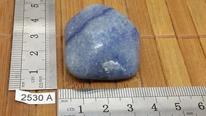 QUARTZ BLEU pierre roulée mineraux lithotherapie collection esoterisme reiki - Picture 1 of 2
